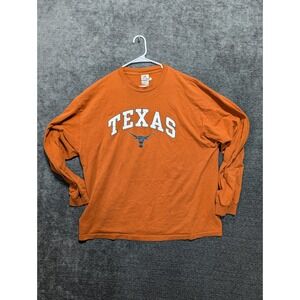 Orange Texas Longhorns Long Sleeve T Shirt 2XL AA Style Apparel Athletic